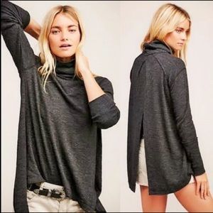 Free People Split Back Turtleneck